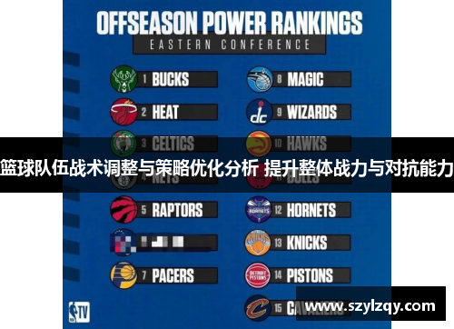 篮球队伍战术调整与策略优化分析 提升整体战力与对抗能力